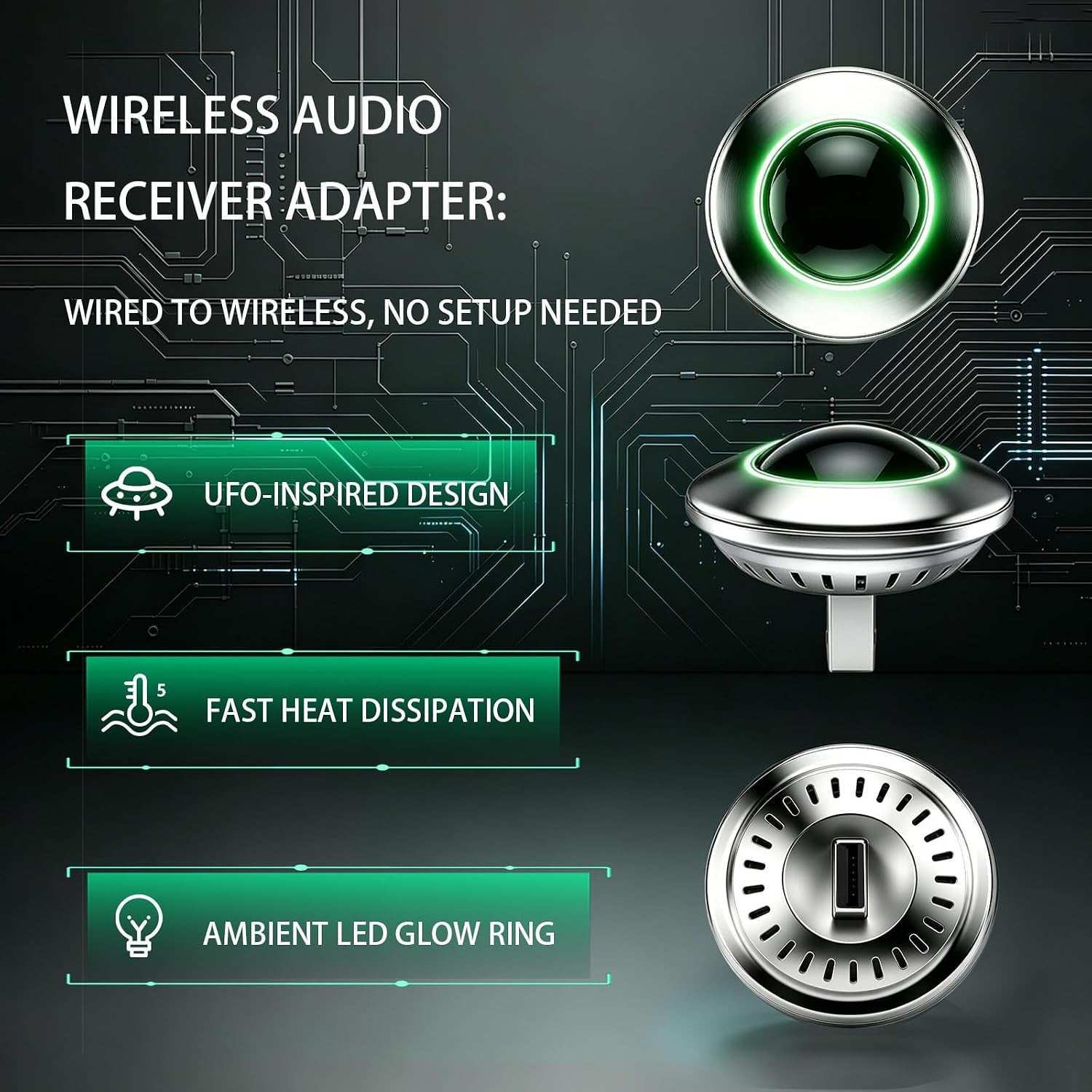 Onward Wireless Carplay Adapter — Plug & Play, No More Cords