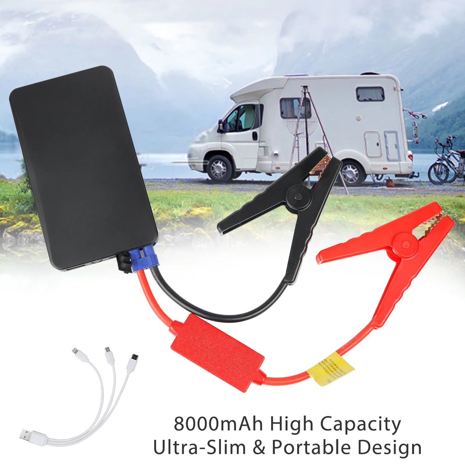 Onward Portable Jump Starter — 20,000Mah