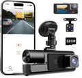 Onward Wifi Dash Cam — Front & Inside, Night Vision, 32GB Included