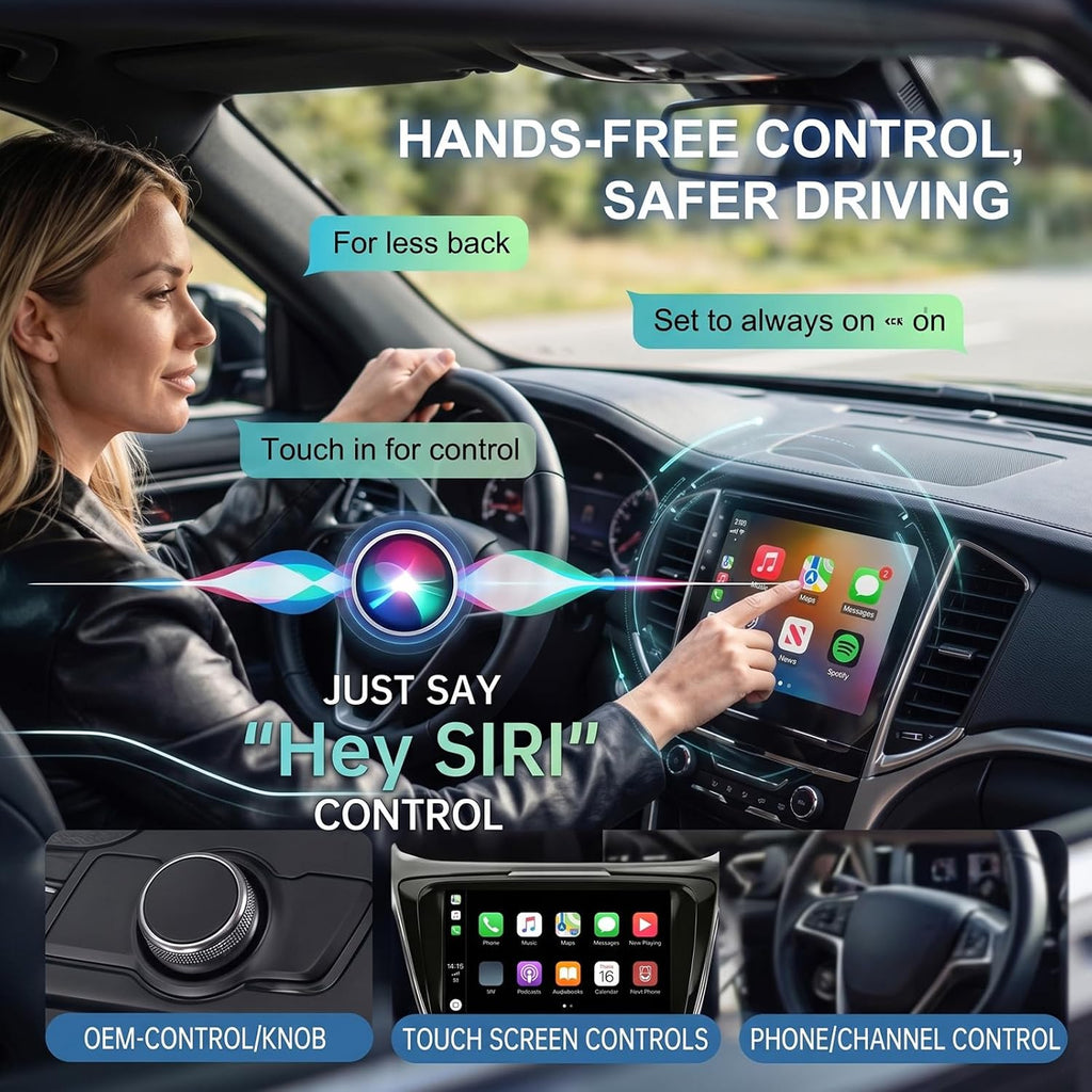 Onward Wireless Carplay Adapter — Plug & Play, No More Cords